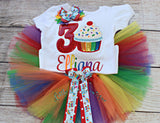 Custom Cupcake Birthday Outfit, Custom Cupcake Birthday Shirt