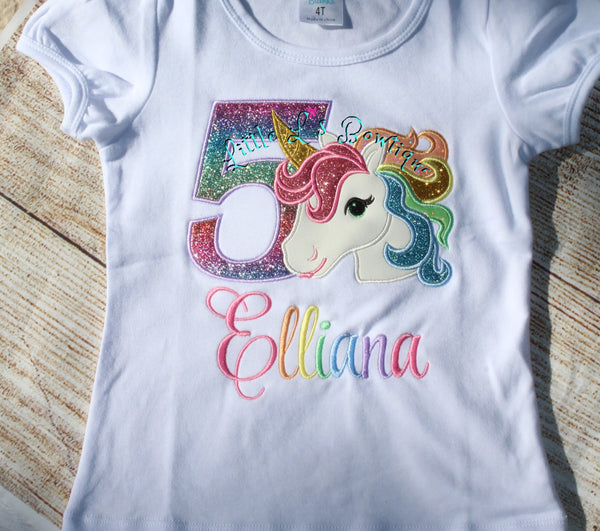 Rainbow unicorn 2024 birthday outfit